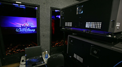 CinemaCon booth - digital projector