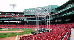 The Town premiere at Fenway - setup