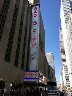 Batman V Superman premiere Radio City Music Hall marquee