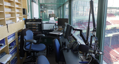 Fenway Park sound booth