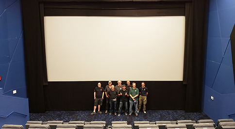 FilmScene crew and screen