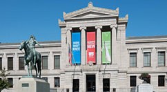 Museum of Fine Arts exterior – Appeal to the Great Spirit sculpture