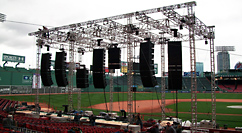 The Town premiere at Fenway - setup