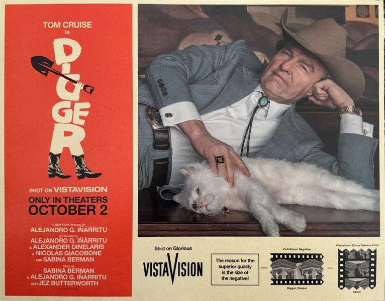 Digger VistaVision theater poster at the Coolidge Corner Theatre